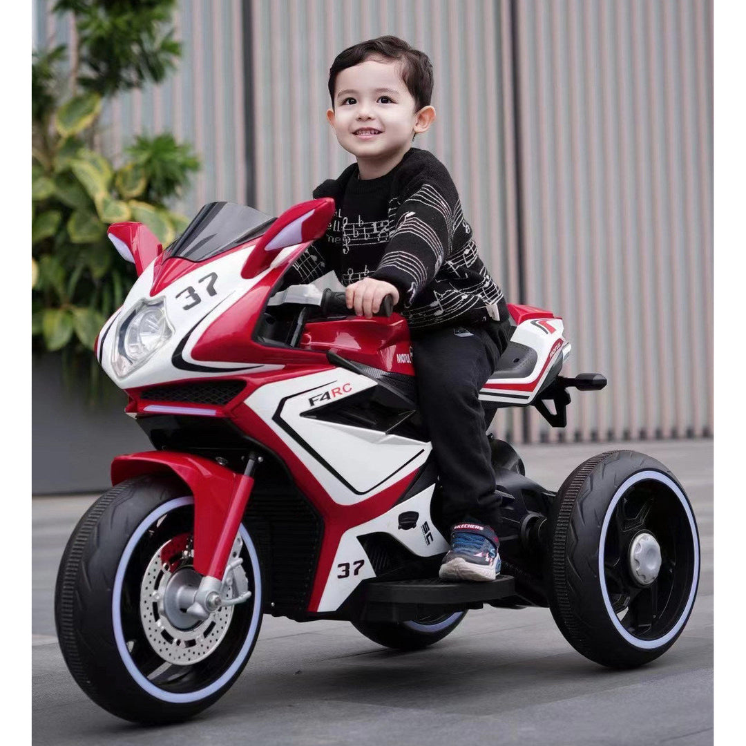 Kids 6V Electric Motorcycle Red Image 4