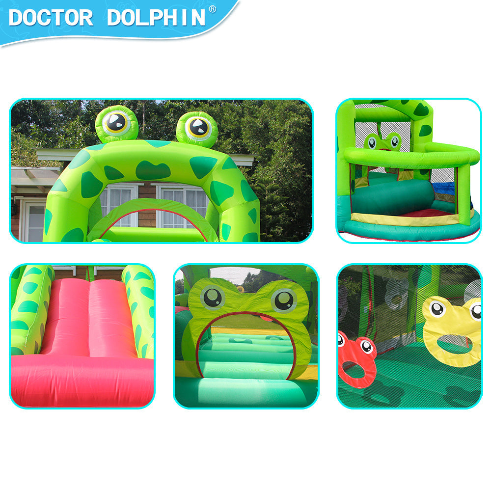 Kids Frog Inflatable Bouncing Castle Image 3