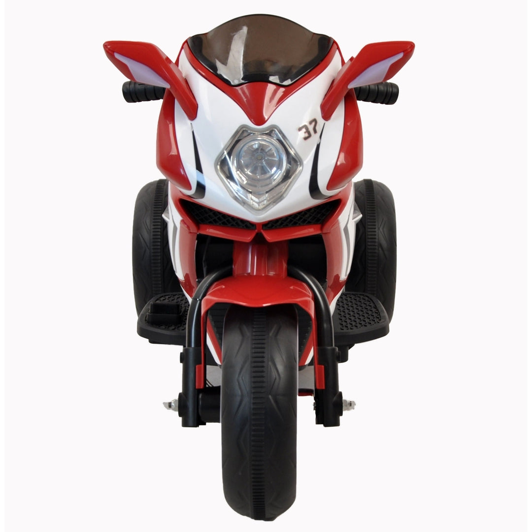 Kids 6V Electric Motorcycle Red Image 7