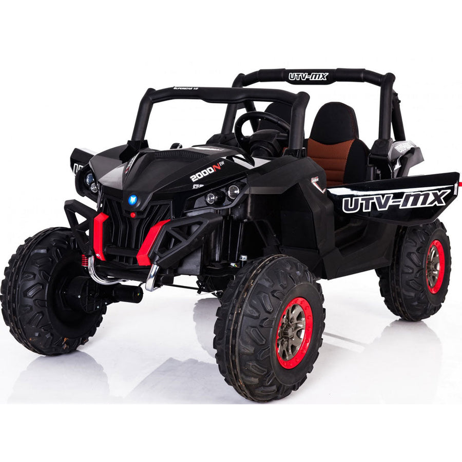 Mini Moto UTV 4x4 12v Black (2.4ghz RC) Image 1