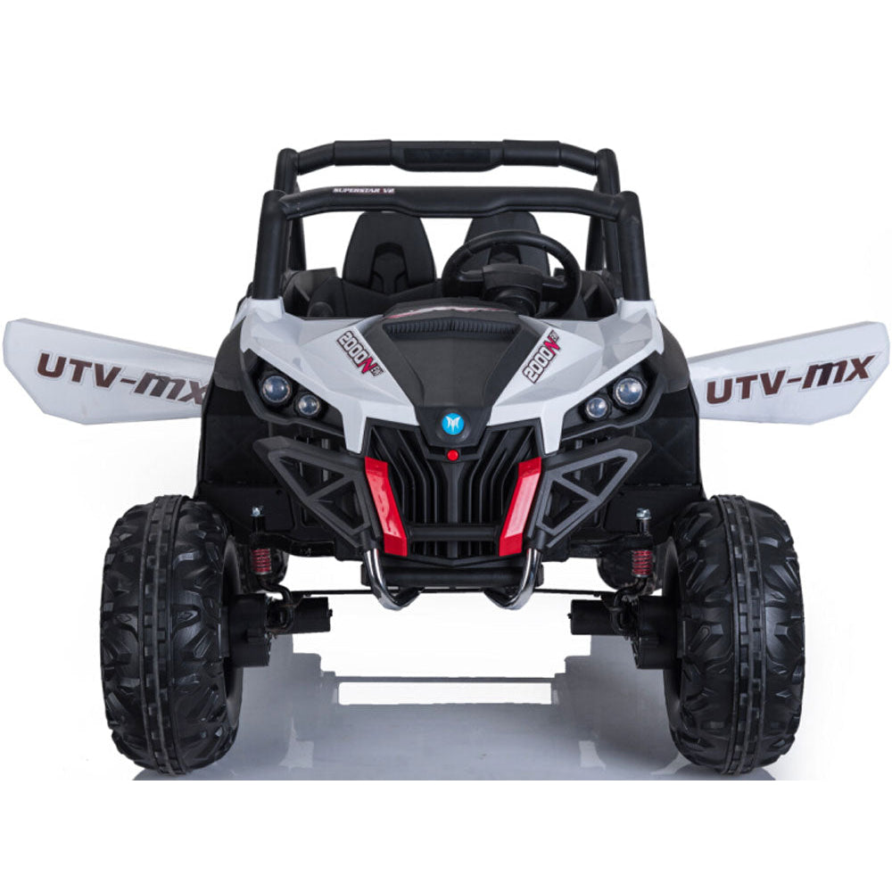 Mini Moto UTV 4x4 12v White (2.4ghz RC) Image 2