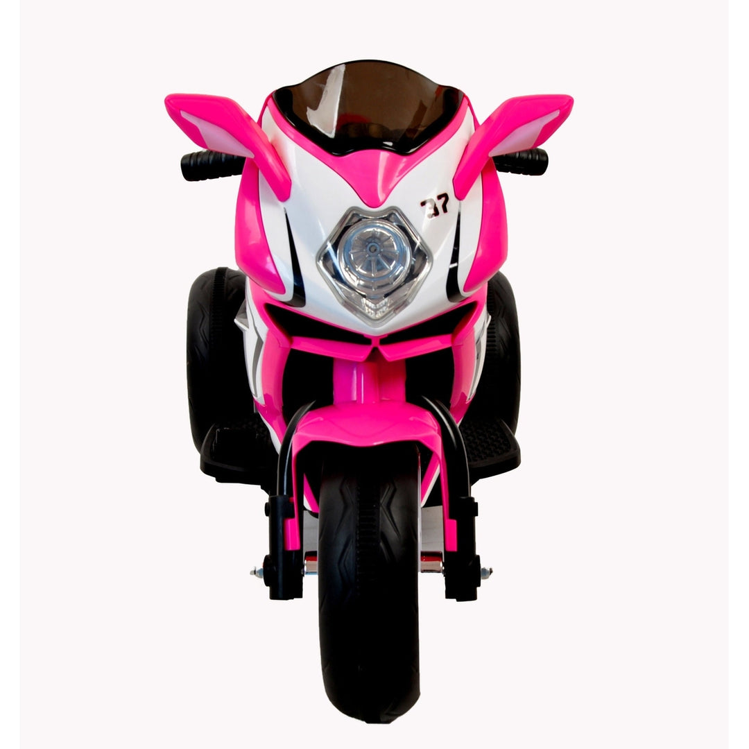 6V Kids Electric Motorcycle Pink Image 3