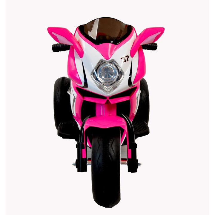 6V Kids Electric Motorcycle Pink Image 3