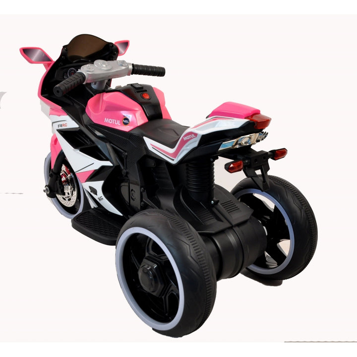 6V Kids Electric Motorcycle Pink Image 4