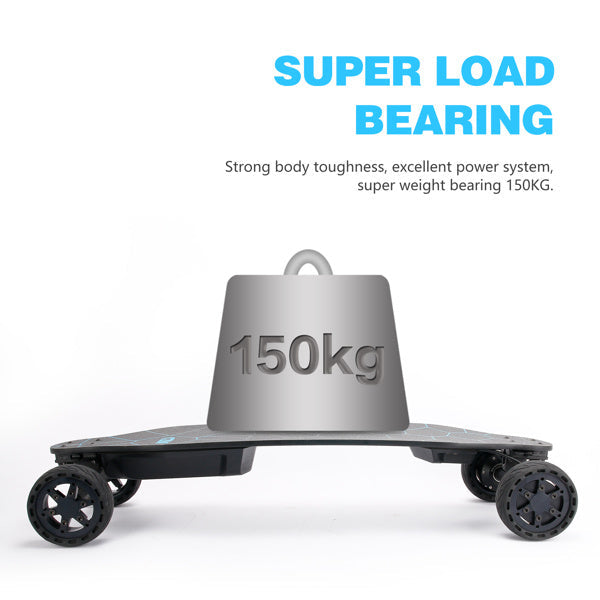 All terrain Dual Hub Motor Electric Skateboard with 32mph Max Speed Image 7