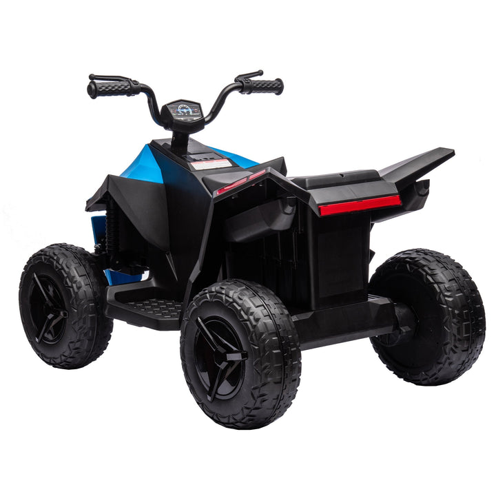 ATV Style Kids Ride On Electric Atv With LED Front and Rear Dazzling Lights Blue Image 4