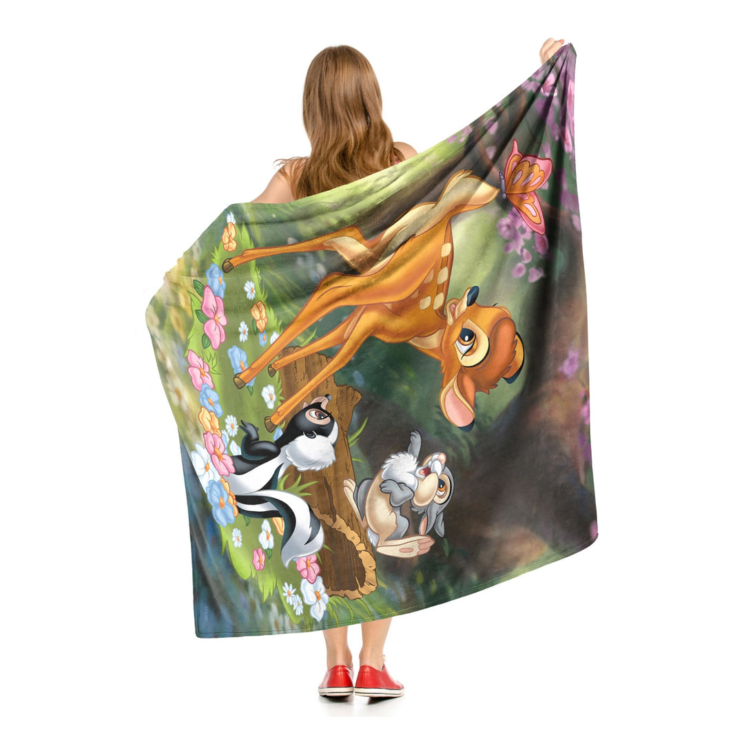 Bambi; Sweet Bambi Dear Aggretsuko Comics Silk Touch Throw Blanket; 50" x 60" Image 4