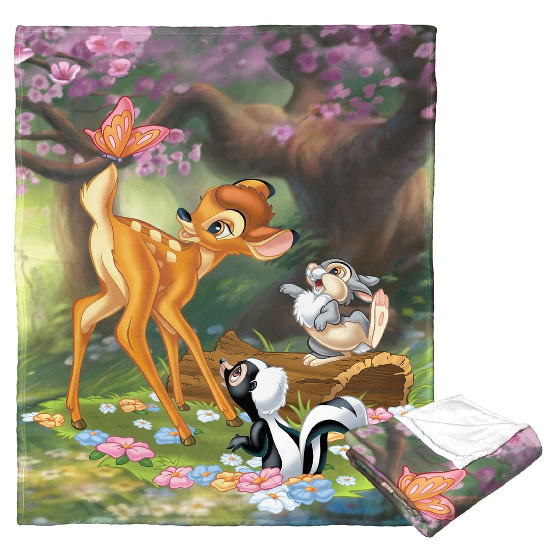 Bambi; Sweet Bambi Dear Aggretsuko Comics Silk Touch Throw Blanket; 50" x 60" Image 6
