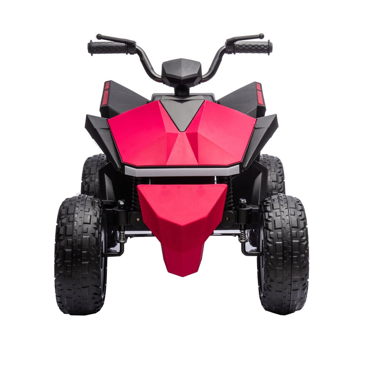 ATV Style Kids Ride On Electric Atv With LED Front and Rear Dazzling Lights Red Image 11