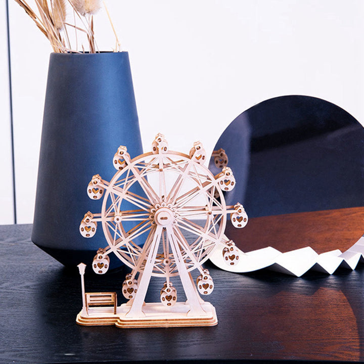 DIY Ferris Wheel 3D Wooden Puzzle Image 3