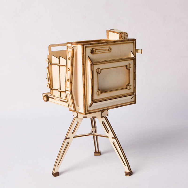 DIY Vintage Camera 3D Wooden Puzzle Image 4