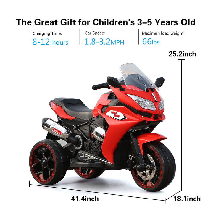 12V Kids Ride On Electric Motorcycle Image 7