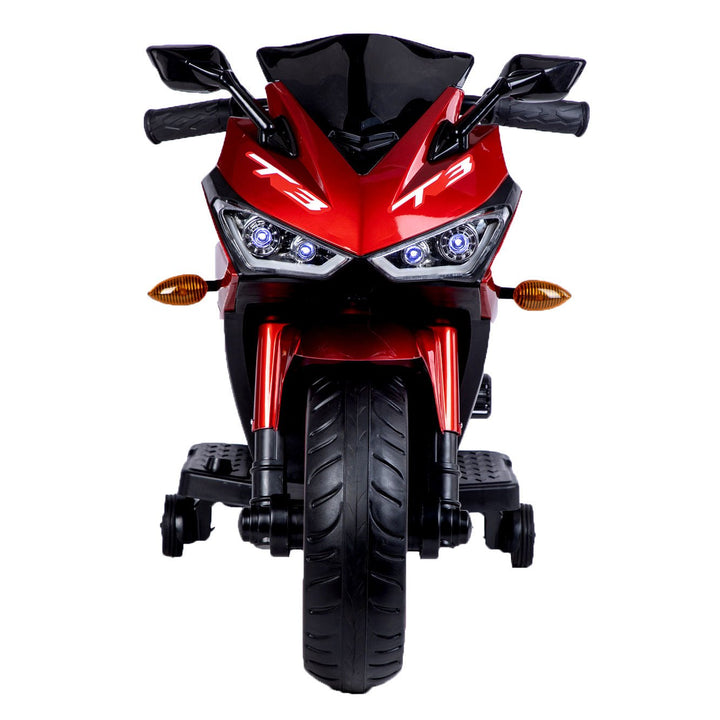 12V Kids Ride On Motorcycle Red Image 4