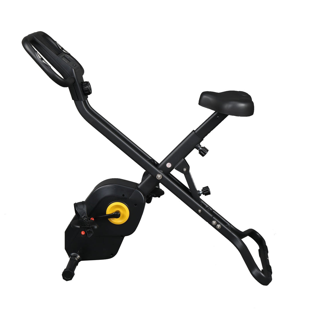 Home Folding Exercise Bike Black Image 10