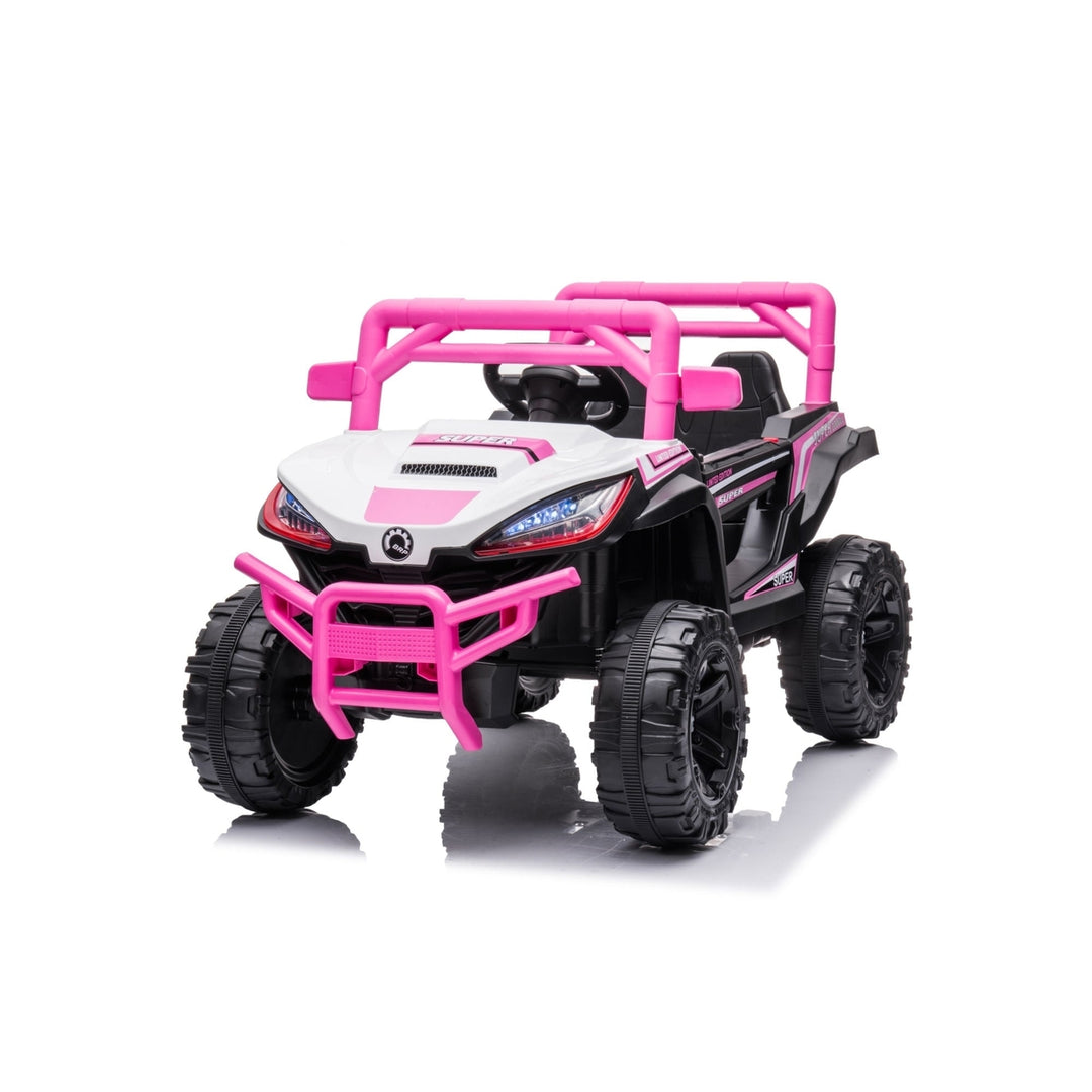 2.4G R/C Four Wheel KIDS RIDE ON CAR Pink Image 1