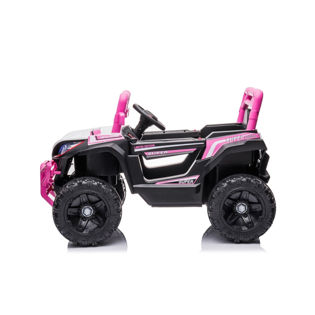 2.4G R/C Four Wheel KIDS RIDE ON CAR Pink Image 3