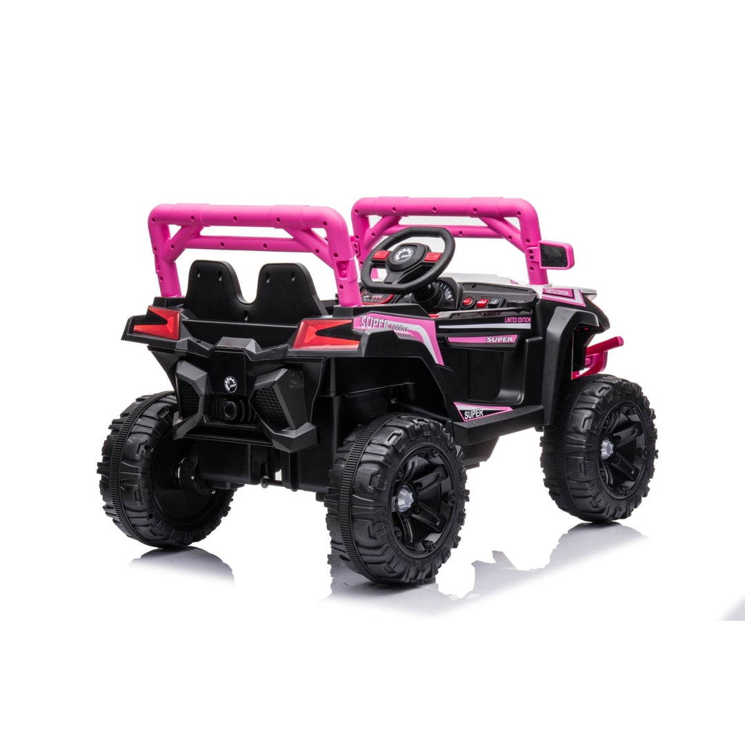 2.4G R/C Four Wheel KIDS RIDE ON CAR Pink Image 4