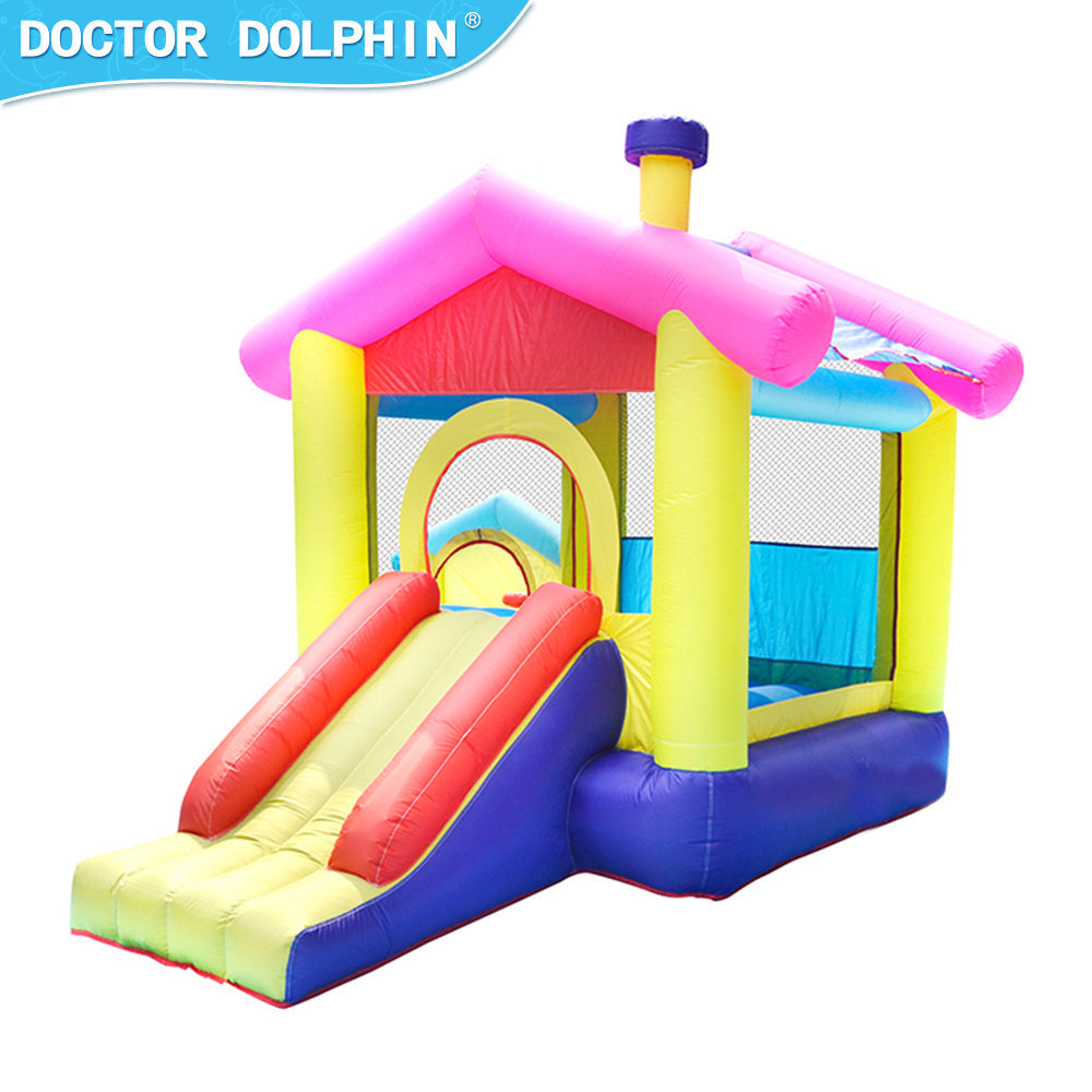 Inflatable Bounce House w/ Slide and 350W Blower Image 1