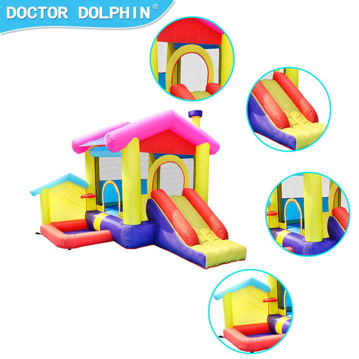 Inflatable Bounce House w/ Slide and 350W Blower Image 3