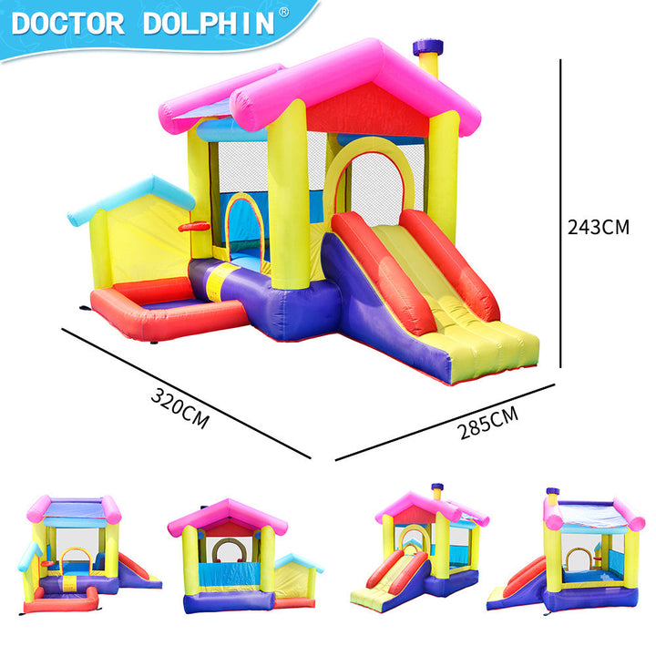 Inflatable Bounce House w/ Slide and 350W Blower Image 4