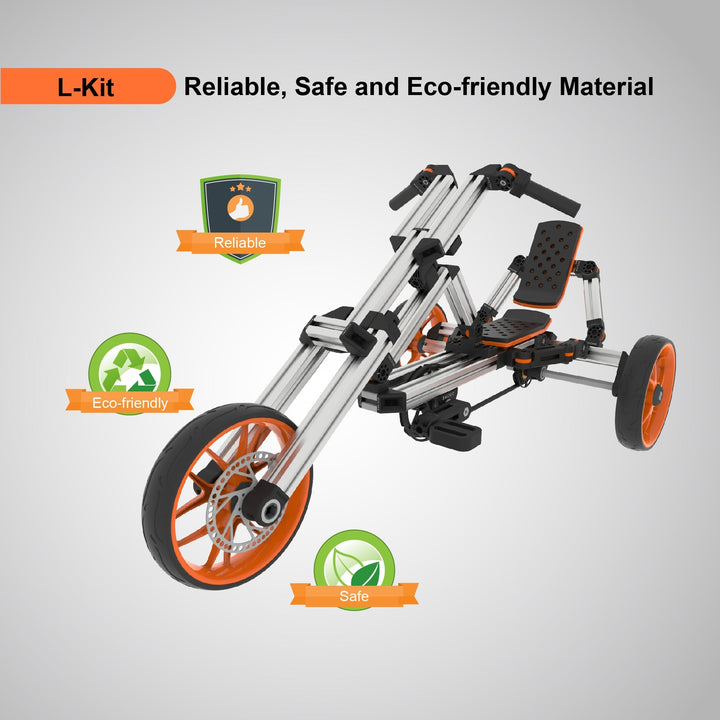 20 in 1 Kids Buildable Go KartScooterBike Set Kit(Non Electric) Image 4