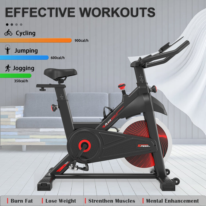 Indoor Cycling Stationary Exercise Bike Image 4