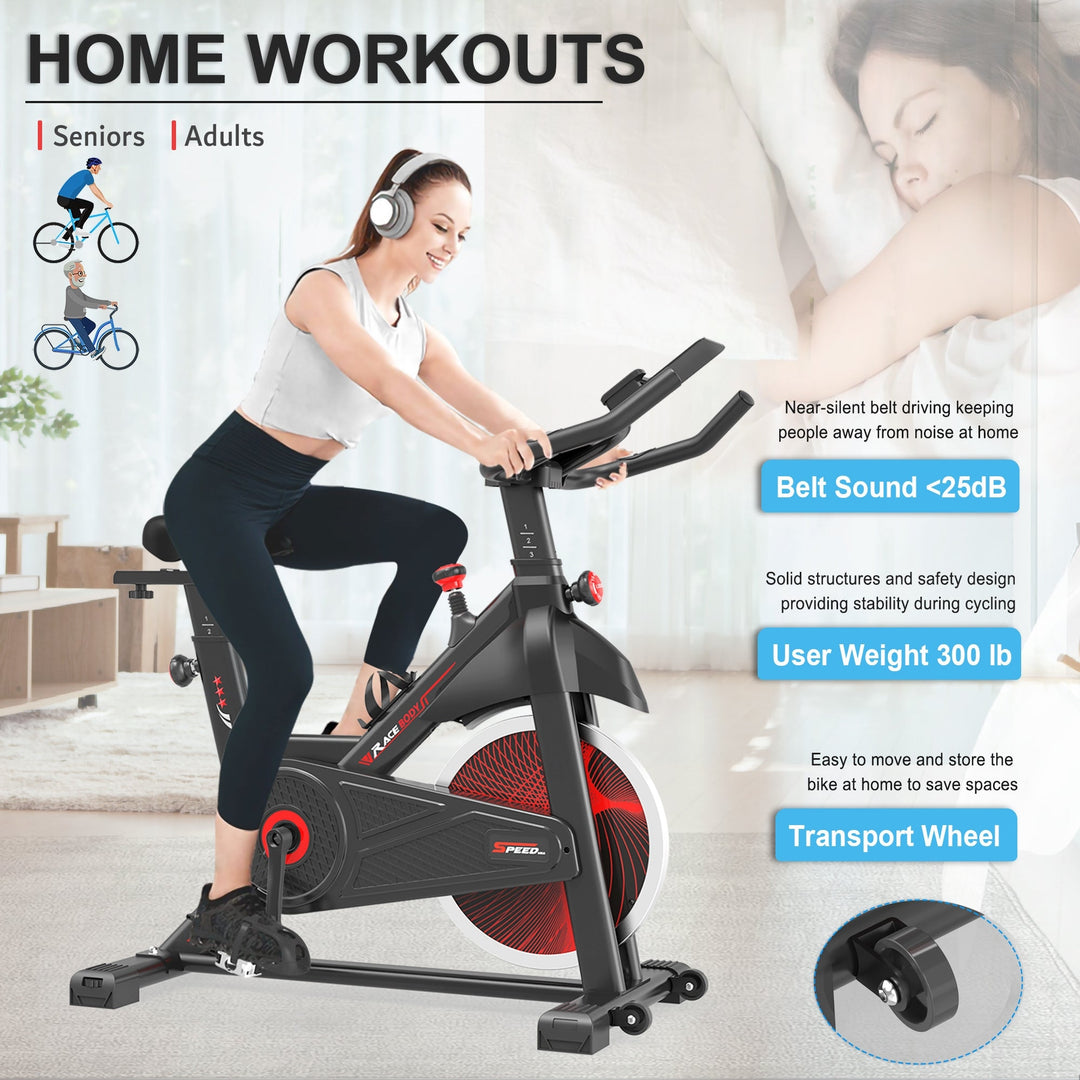 Indoor Cycling Stationary Exercise Bike Image 11