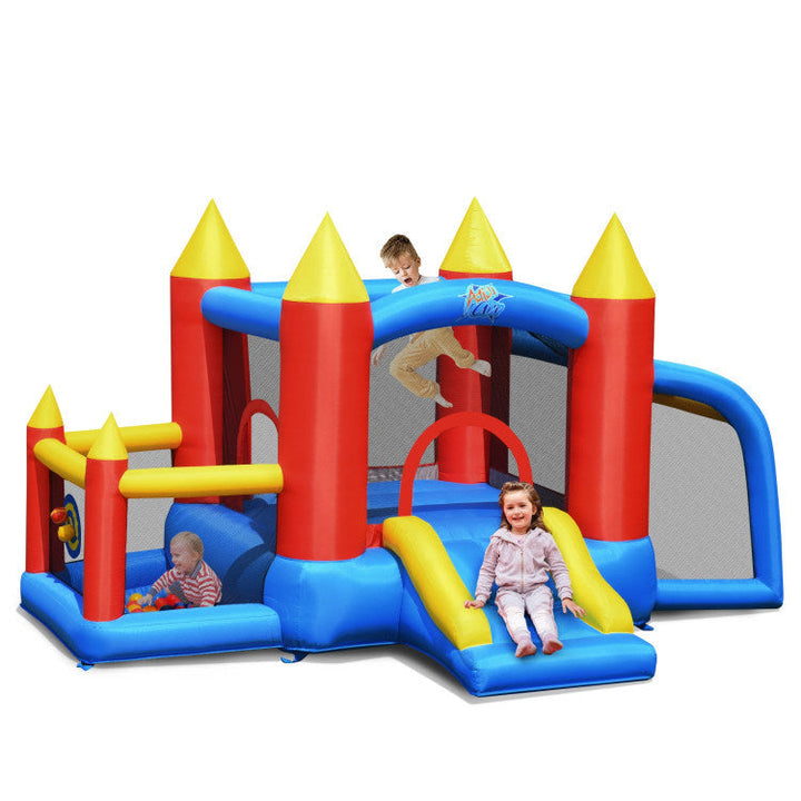 Inflatable Soccer Goal Ball Pit Bounce House Without Blower Image 3