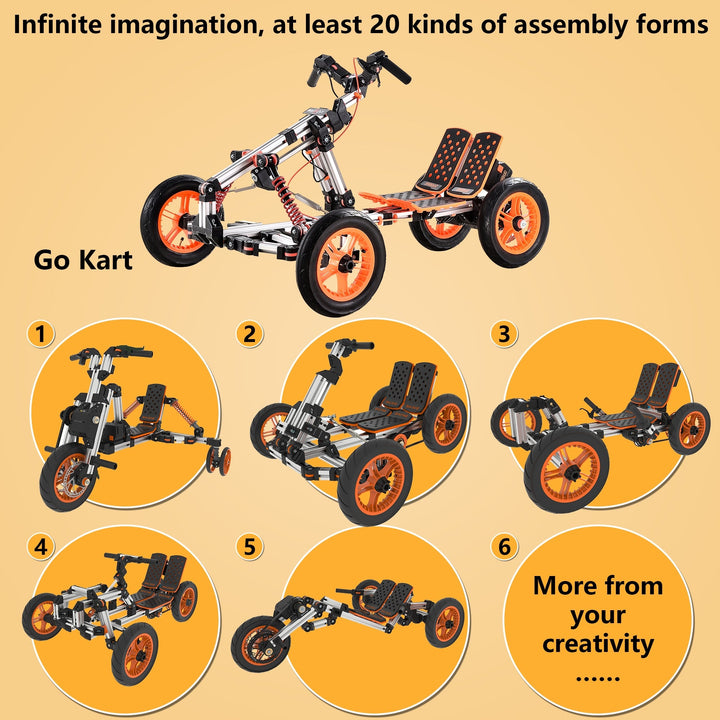 20 In One Electric Buildable Go KartBike Kit Image 10