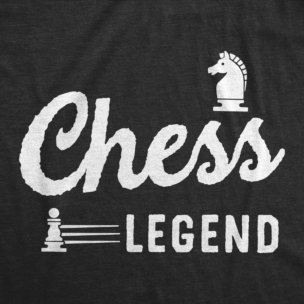 Mens Chess Legend Funny T Shirt Sarcastic Graphic Tee For Men Image 2