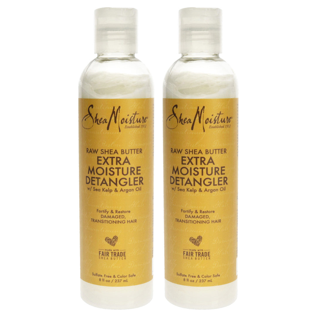 Shea Moisture Raw Shea Butter Extra-Moisture Detangler - Pack of 2 8 oz Image 1