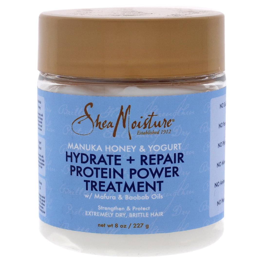 Shea Moisture Manuka Honey and Yogurt Hydrate Plus Repair Protein Power Treatment Treatment 8 oz Image 1