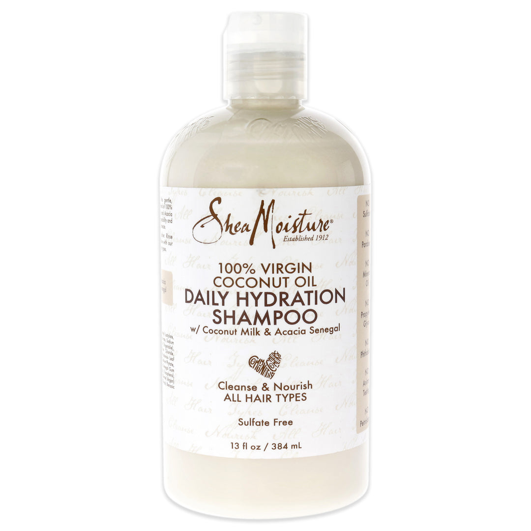 Shea Moisture 100 Percent Coconut Oil Daily Hydration Shampoo 13 oz Image 1