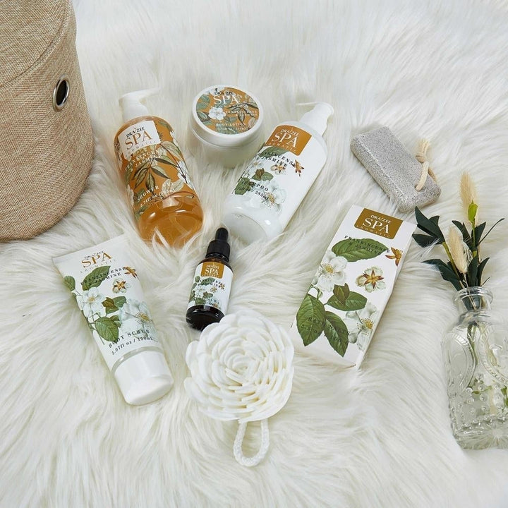 (2 Set)Draizee Bath Gift Set for Girls Women w/ Princess Flower Fragrance 8 Pieces Skin Care Set - Shower Gel Shampoo Image 4