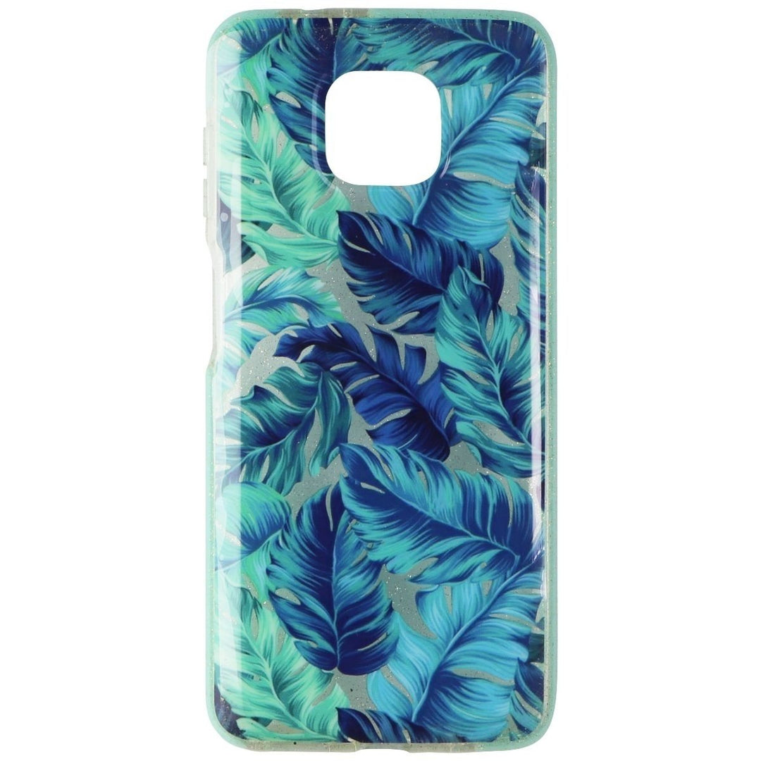 Zizo Divine Series Case for Moto G Power 2021 - Tropical Green/Blue Image 2