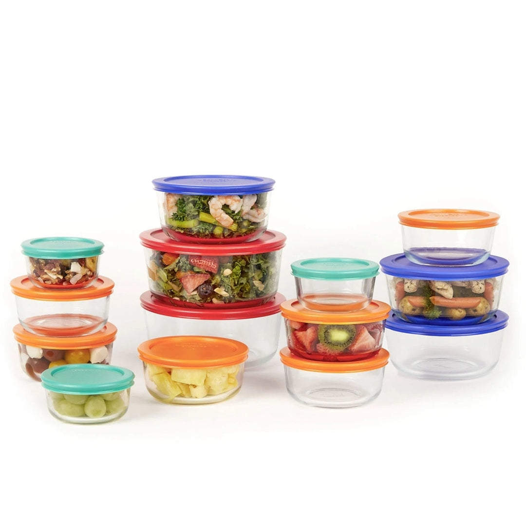 Pyrex Simply Store Glass Food Storage Set 30 Piece Set Image 2