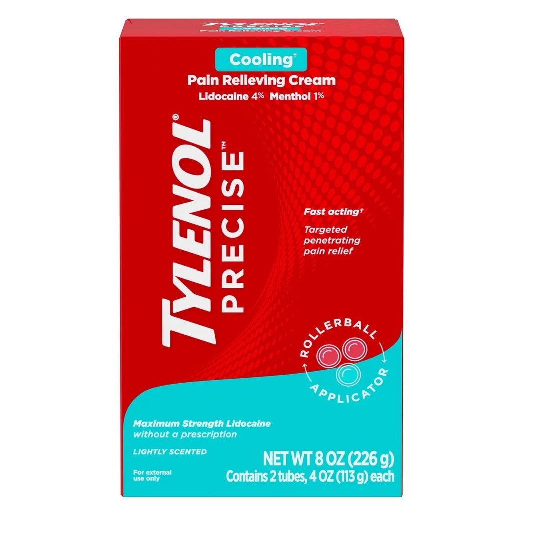 Tylenol Precise Cooling Pain Relieving Cream 4 Ounce (Pack of 2) Image 1