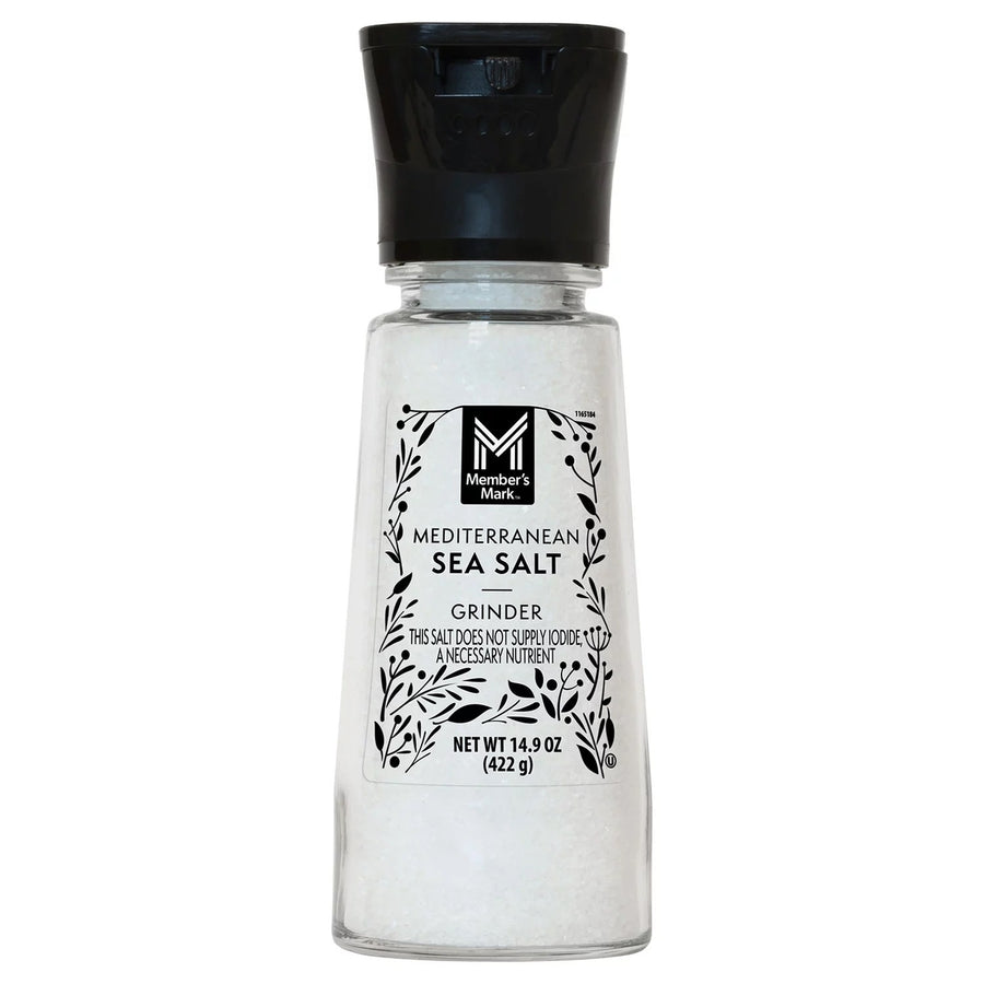 Members Mark Mediterranean Sea Salt Grinder 14.9 Ounce Image 1