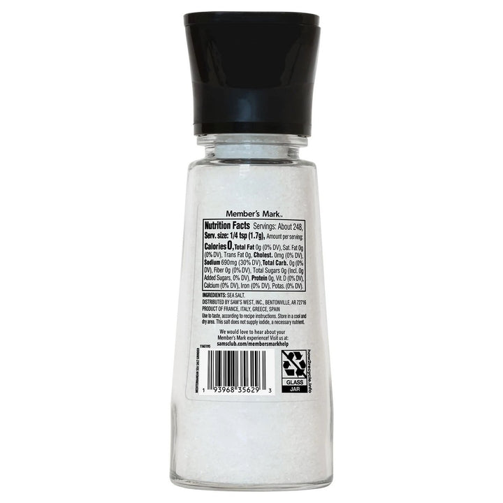 Members Mark Mediterranean Sea Salt Grinder 14.9 Ounce Image 2