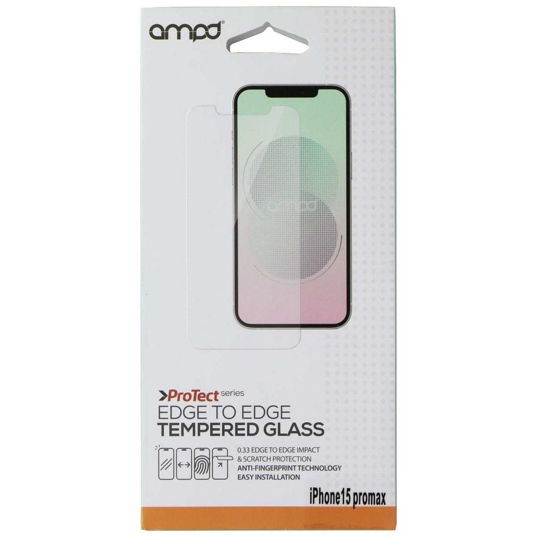 Ampd ProTect Edge to Edge Tempered Glass for Apple iPhone 15 Pro Max Image 1