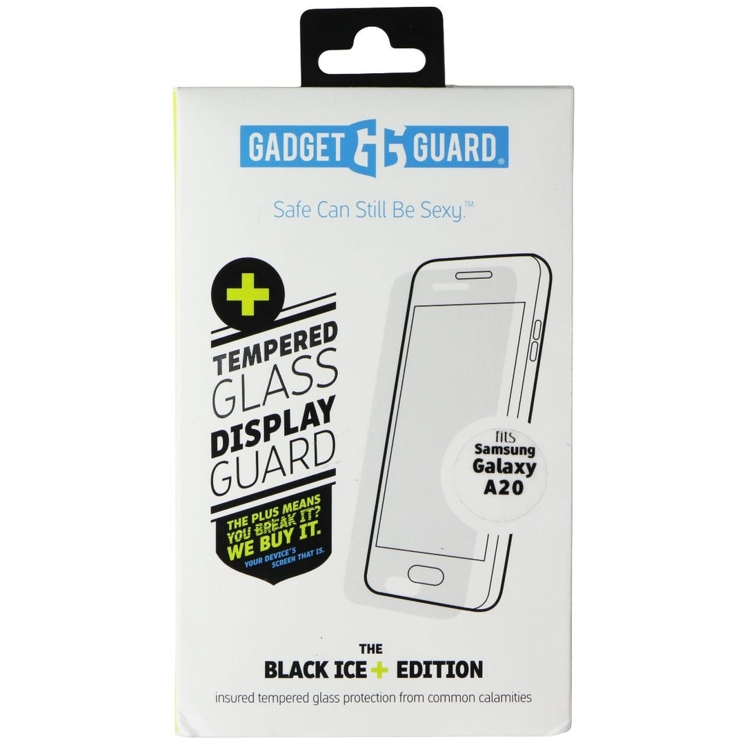 Gadget Guard (Black Ice+) Tempered Glass for Samsung Galaxy A20 - Clear Image 1