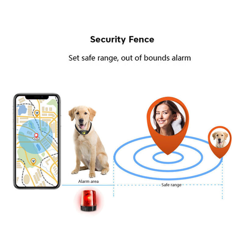 Smart Waterproof Pet Locator GPS Location Collar Tracker Anti-lost For Cats Dogs Image 6