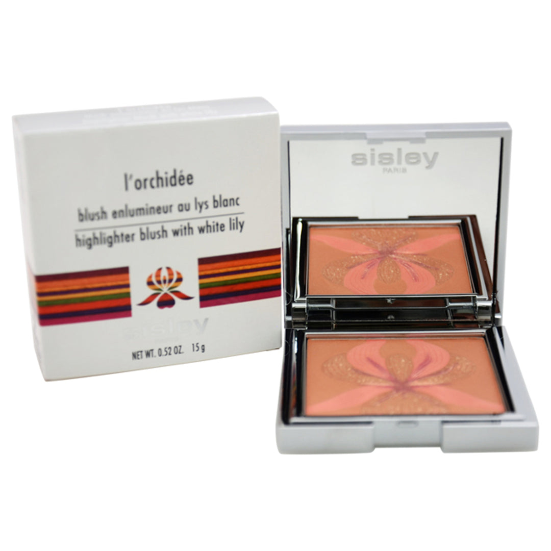 Sisley LOrchidee Highlighter Blush With White Lily - 1 Orange Makeup 0.52 oz Image 1