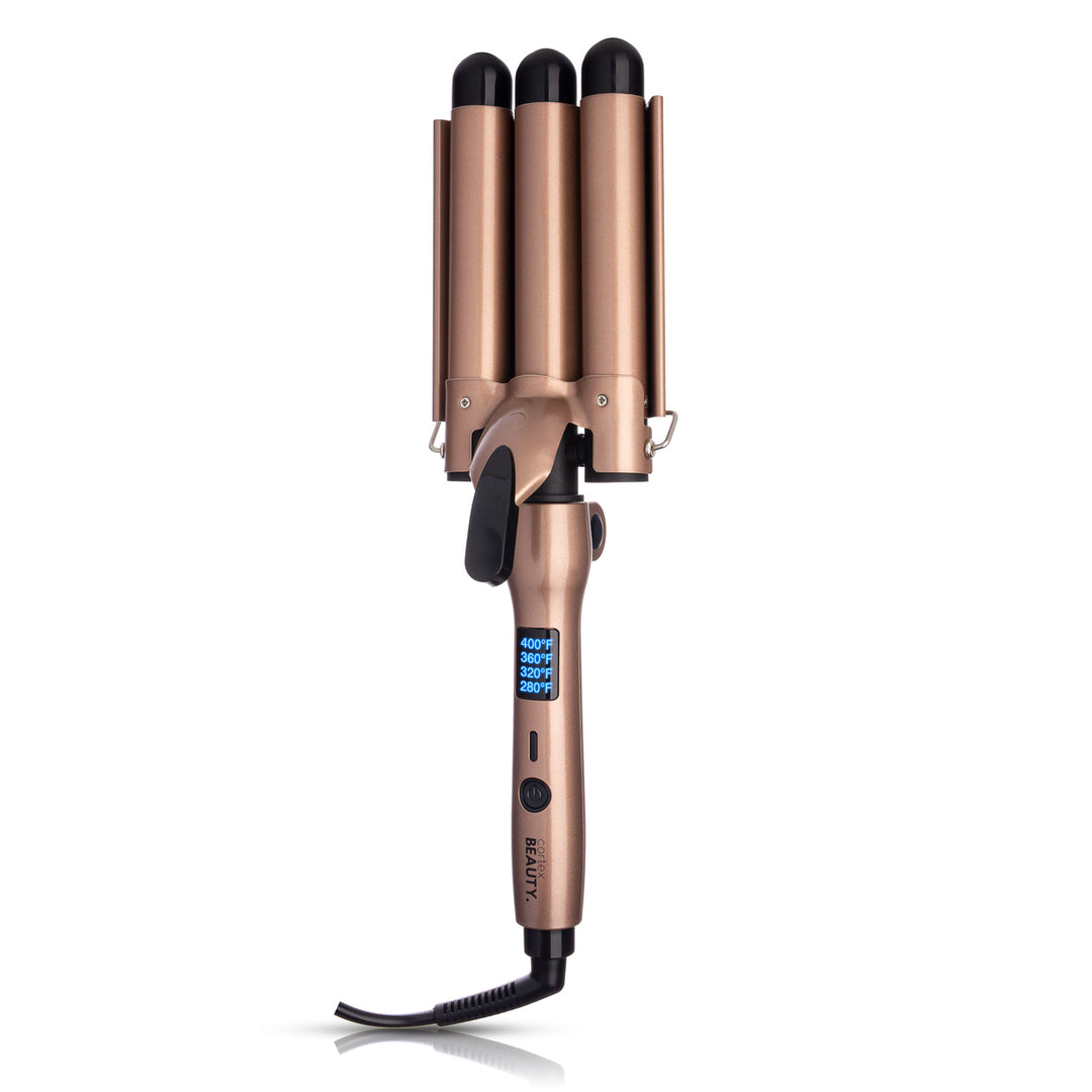 Digital Wave Maker 1" Foldable Three Barrel Waver Image 9