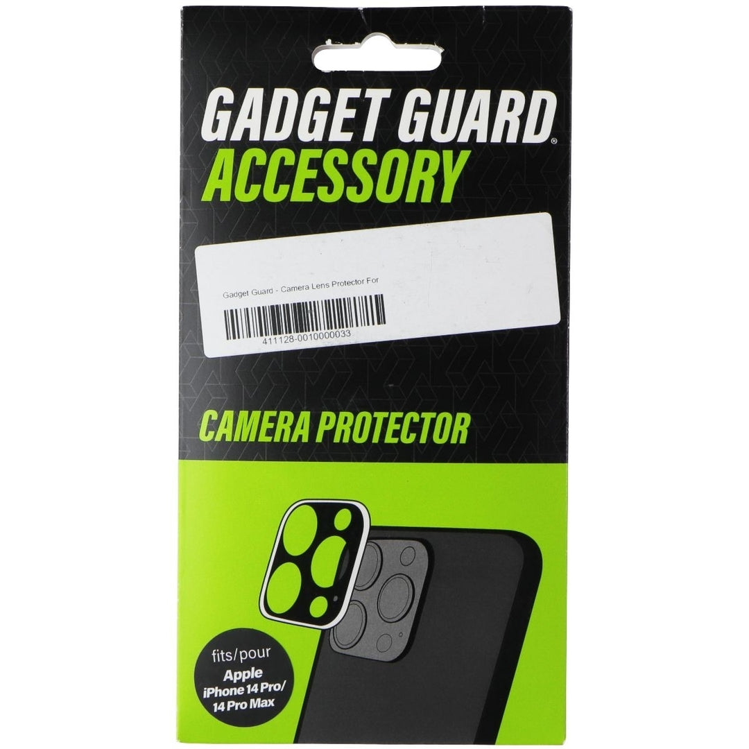 Gadget Guard - Camera Protector for Apple iPhone 14 Pro and 14 Pro Max - Black Image 1