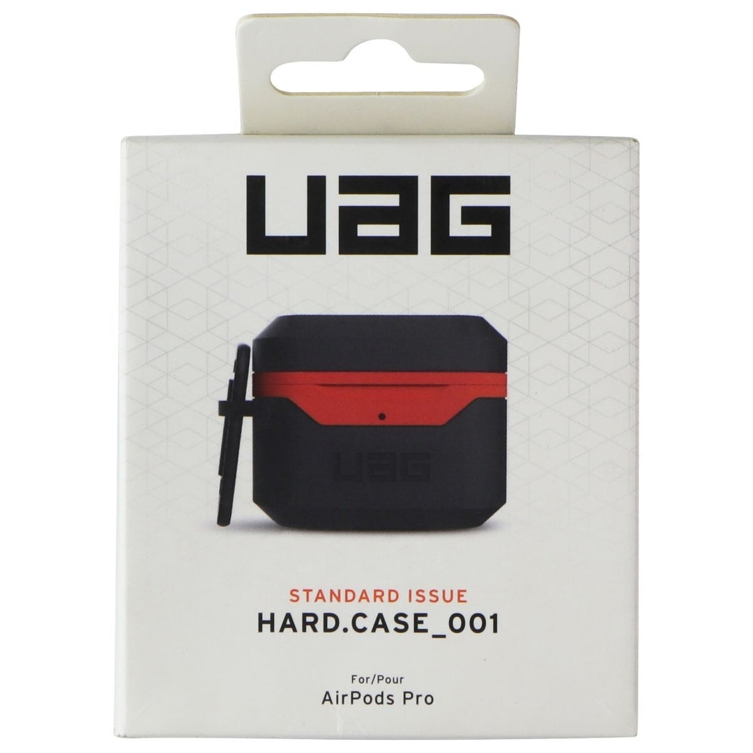 UAG Standard Issue Hard.Case_001 for Apple AirPods Pro - Black / Orange Image 1