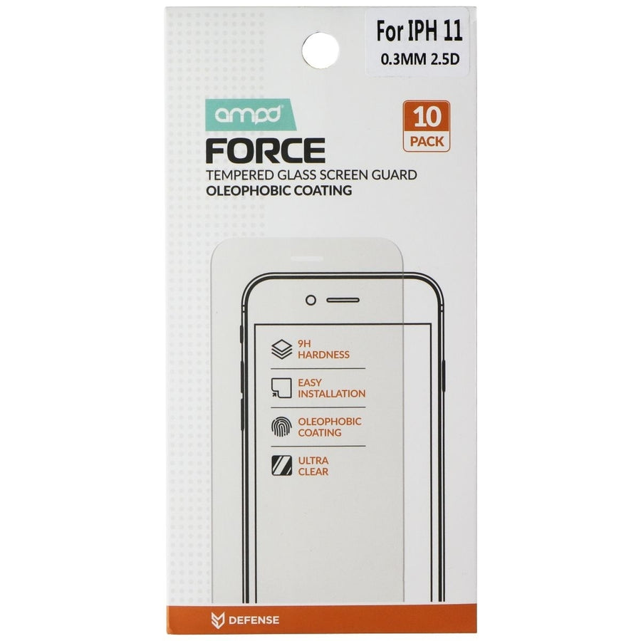 Ampd Force Tempered Glass Screen Guard for Apple iPhone 11 - Clear Image 1