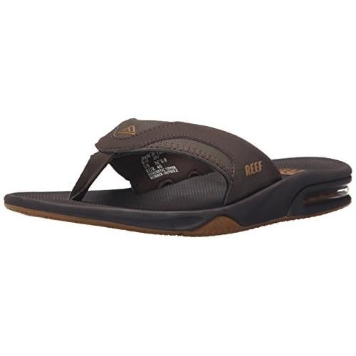 Reef Fanning Mens Sandals  Bottle Opener Flip Flops for Men 10 BROWN Image 1