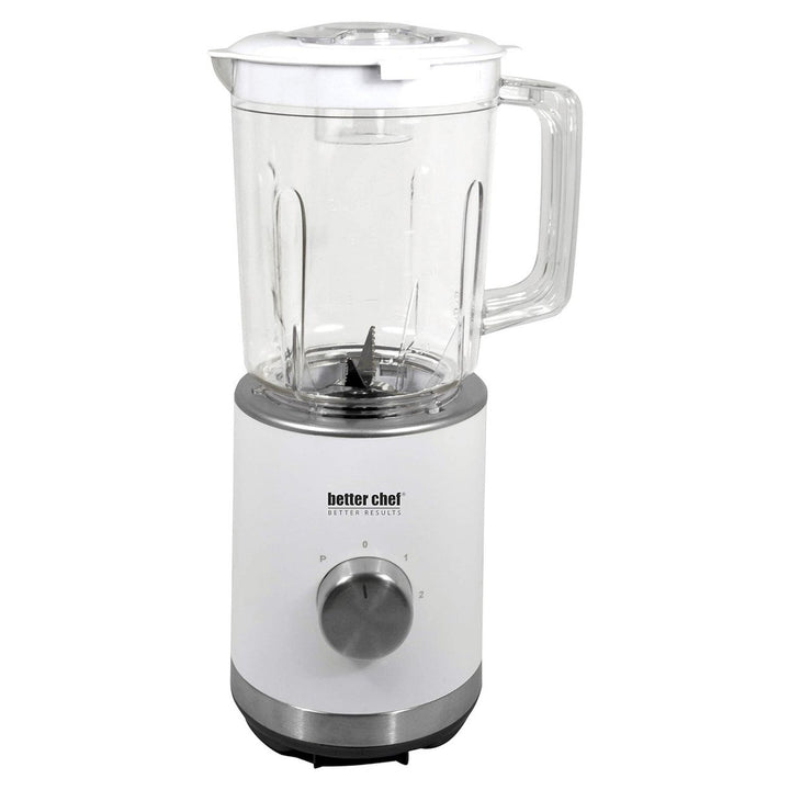 Better Chef 300W Mini Blender 3-Speed 25-Ounce BPA-Free Compact Black White Image 3