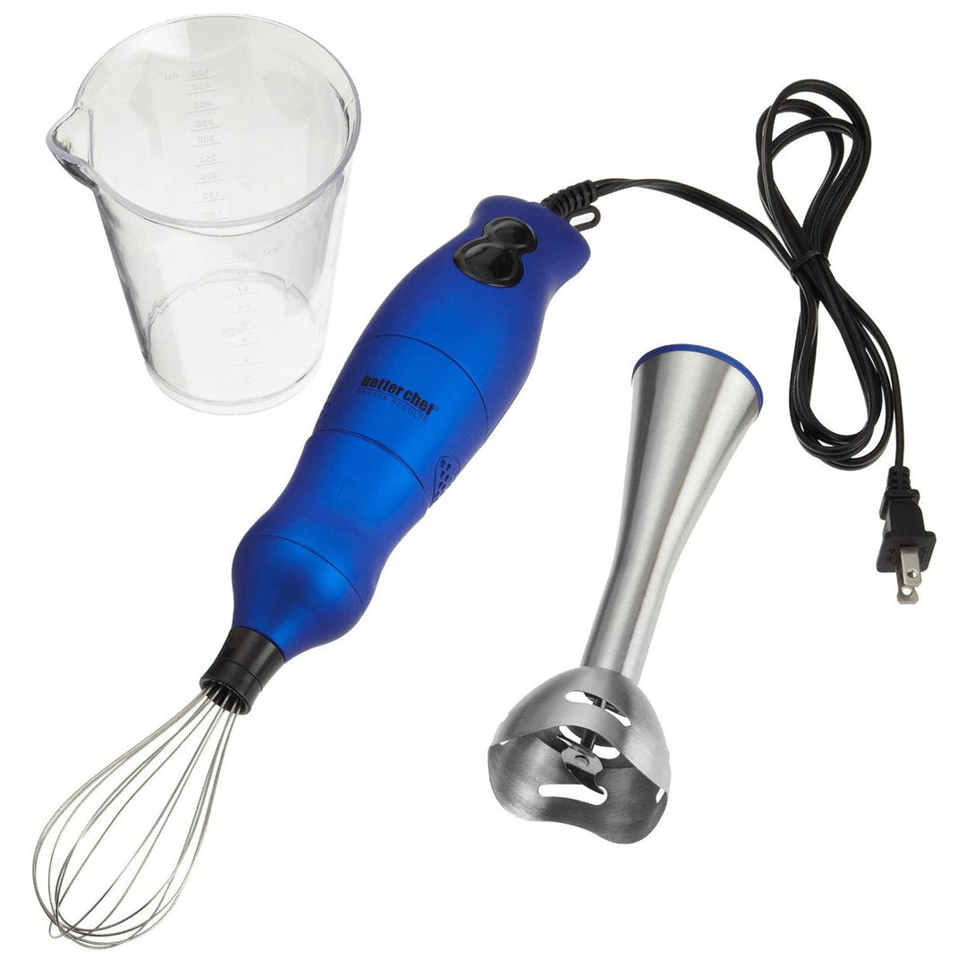 Better Chef 200W DualPro Immersion Blender Hand-Mixer with Cup and Beater Image 4